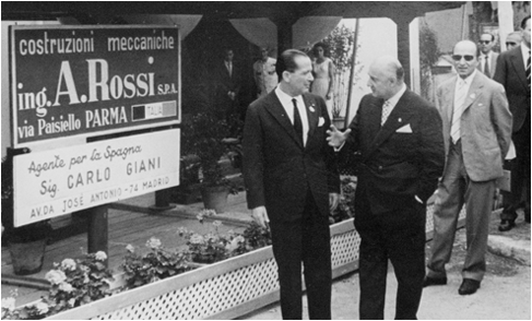 l'Ing. Angelo Rossi fondatore del Gruppo Ing. A. Rossi